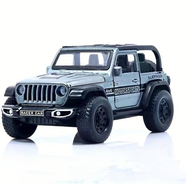 Super Toy 1:36 Scale Die-Cast Thar Jeep Toy Car Pull Back Openable Door & Metal Body
