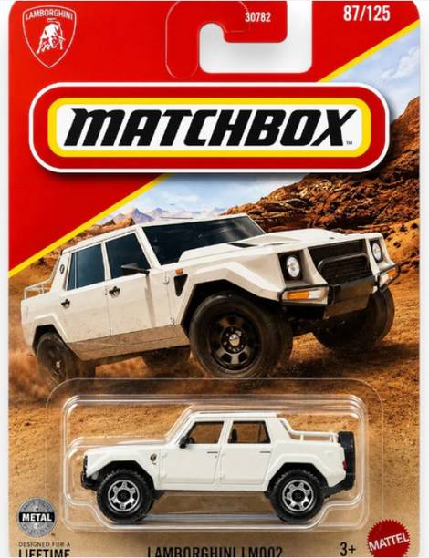MATCHBOX Lamborghini LM002 1:64 Die-Cast Toy Car Collectible Model & Case