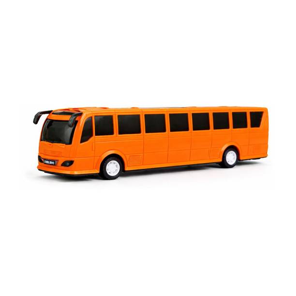 HEYKAM Big Toy Bus for Kids 3+ Years Pink 29 cm Plastic Bus Toy Birthday Gift