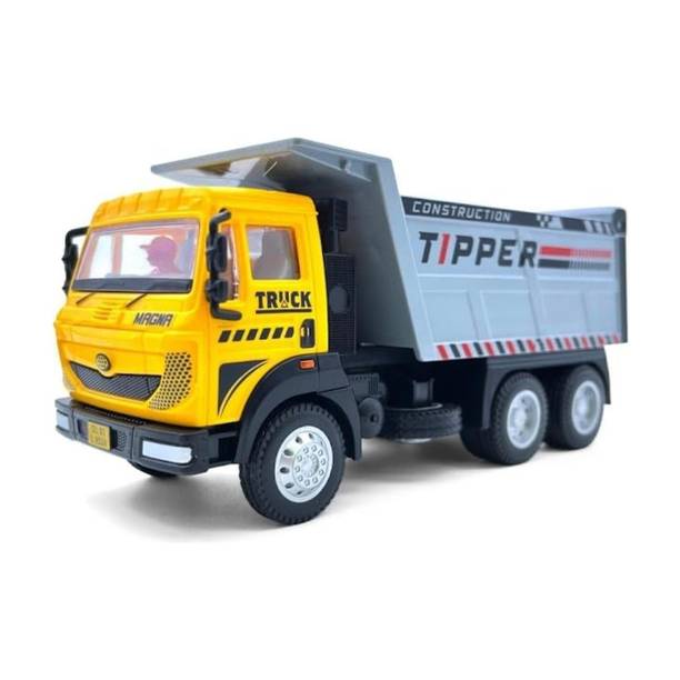 AR KIDS TOYS Construction Tipper Truck Toy, Pull Back Action Vehicle Toy For Kids