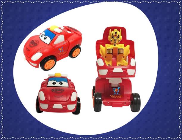 Ya Qi Li FK_Racing Friction_Transformer Toy_Car Convert from CAR to Robot_Push n go__17