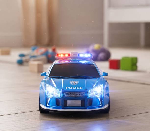 kakashi Mini Police Patrol Toy Car with Lights and Siren Sound | Perfect for Gifts