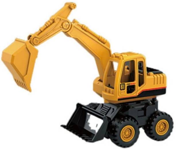 Pluspoint Excavator Truck Toy for Kids Construction Vehicle Free Wheel
