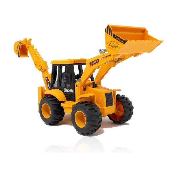 Learn With Fun 2 in 1 Construction Trucks Rotate by 180 Degree JCB Toy, Loader