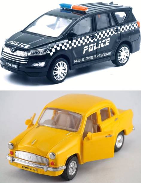 viaan world Combo Pack Of PULLBACK ( Ambassador & Cristiano Police ) Toy for Kids
