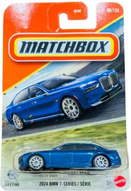 MATCHBOX 2024 BMW 7 Series 1:64 Die-Cast Toy Car Collectible Model & Case