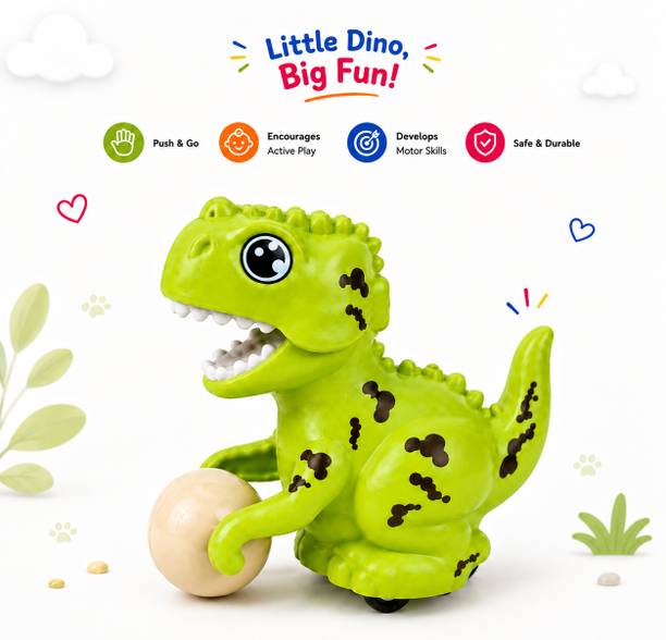 HODM Cute Dino Push & Go Toy