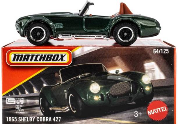 MATCHBOX Premium 1965 Shelby Cobra 427 1:64 Die-Cast Toy Car Collectible Model