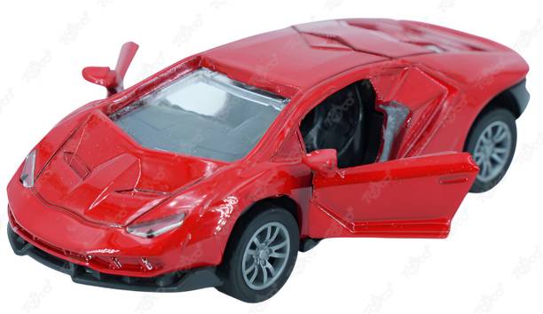 Toyco 1:32 Scale Alloy DieCast Metal Sports Racing Toy Car ( Open Door & Pull Back )