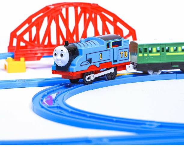 radhey preet B/O Cartoon Character Train Set With Track Changing Function, TB-501