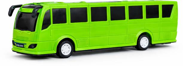 HEYKAM Big Toy Bus for Kids 3+ Years Pink 29 cm Plastic Bus Toy Birthday Gift