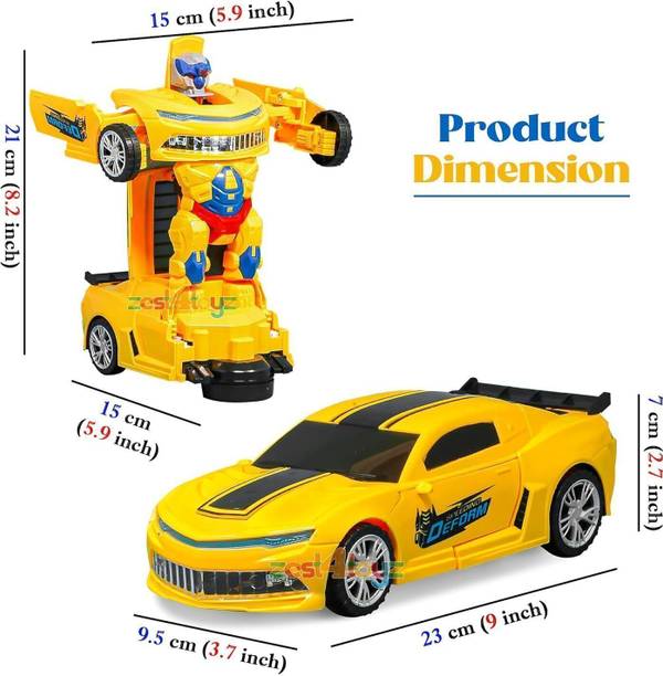 SG TOYS Robot Car for Kids Bump with 3D Lights & Sound Toy for Kids