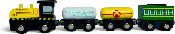 MARVELSTORE Wooden Magnetic Train Set for Kids | Educational Montessori Toy | Age 3+
