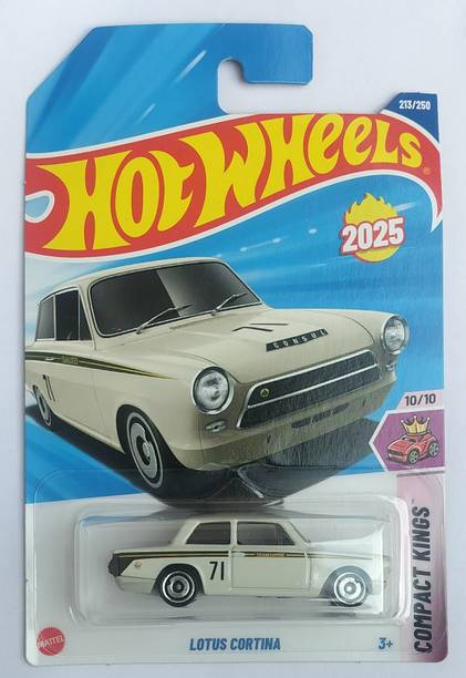 HOT WHEELS COMPACT KINGS 10/10 LOTUS CORTINA TOY CAR