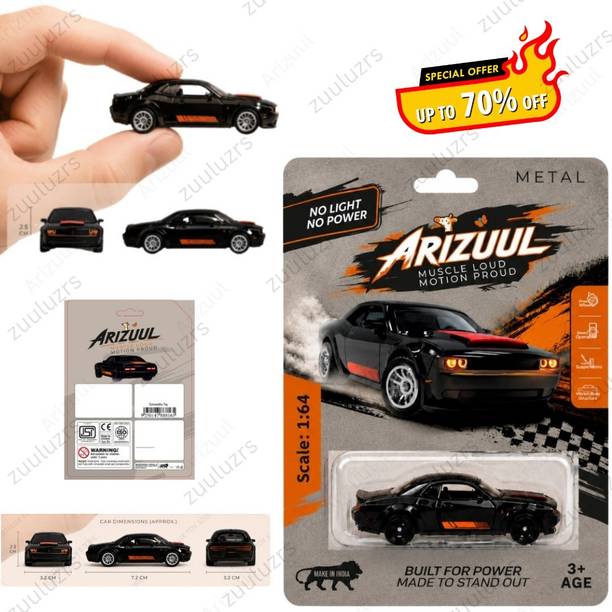 Zuuluzrs Dodge SRT Metal Toy Car Realistic Racing Model Collectible