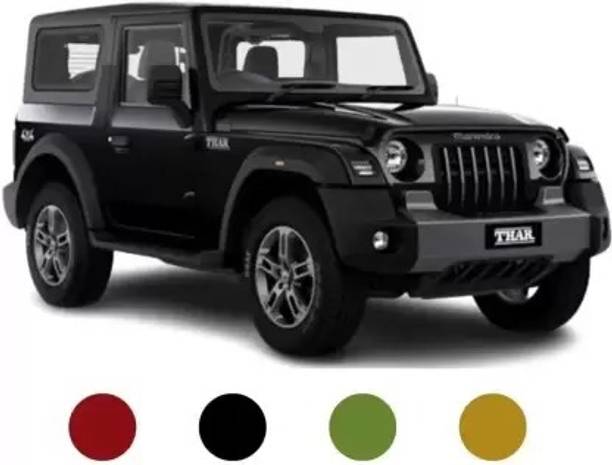 Storex Premium Black Thar: Diecast Metal Toy Car with Openable Doors