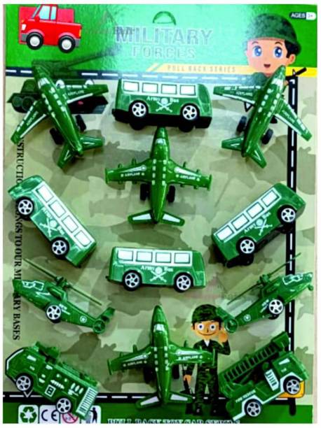 PRIMEFAIR Play Special Force Army Military Play Set Toys for Kids Mat Role Play Toys for Boys Kids 2 Helicopters 6 Military Super Trucks 2 Tanks 2 Marines (Multicolor)