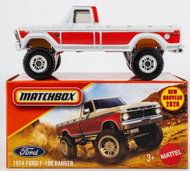 MATCHBOX Premium 1974 Ford F-100 Ranger 1:64 Die-Cast Toy Car Collectible Model