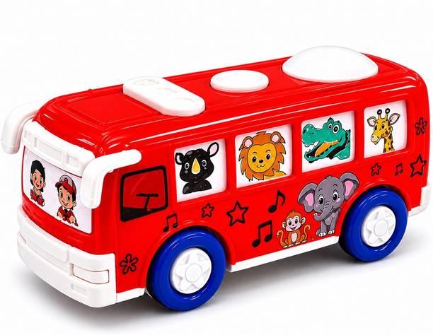 Future Play Funny Animal Toy Bus