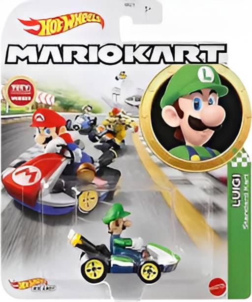 HOT WHEELS Premium Luigi Standard kart Special Die-Cast Car - 1:64 Mariokart Collectibles