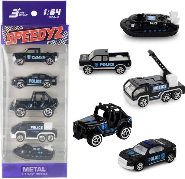 speedyz Set of 5-Police Diecast Set