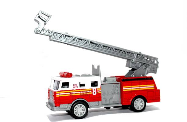 WOW toys Die cast Metal Fire Brigade Truck||Push Back Action|| Fire Rescue Truck for Kids