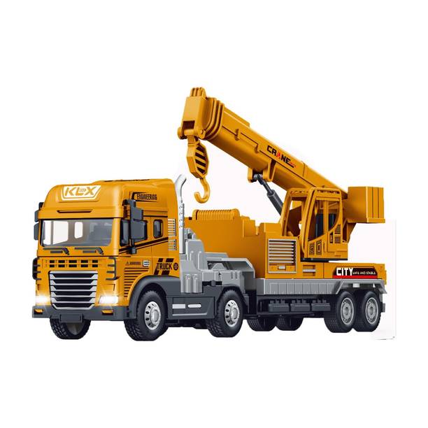 Fraimingo Kids crane truck toy with realistic construction styling and movable crane