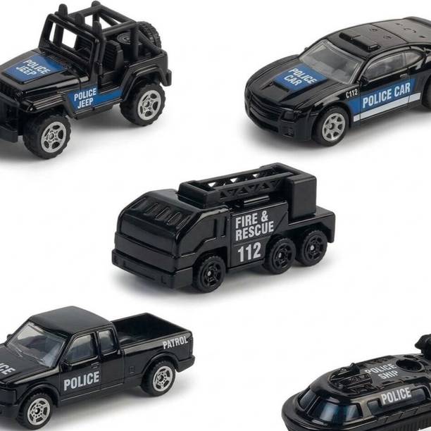 speedyz Set of 5-Police Diecast Set