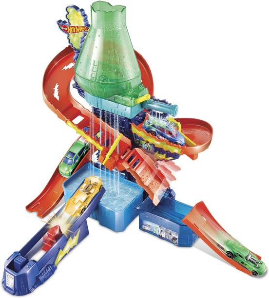 HOT WHEELS Color Shifters™ Science Lab with Cars, Track & Waterfall (CCP76)