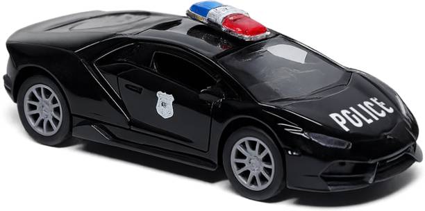 speedyz DIE CAST SEDAN CAR POLICE 1:32 PULLBACK OPENING DOOR