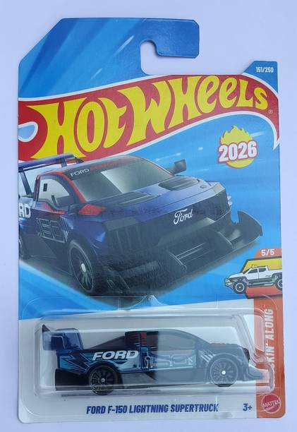 HOT WHEELS TRUCKIN ALONG 5/5 FORD F-1500 LIGHTING TOY CAR