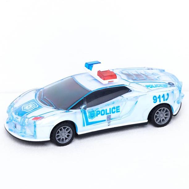 SSE Police Car with Lights Friction Music and Siren