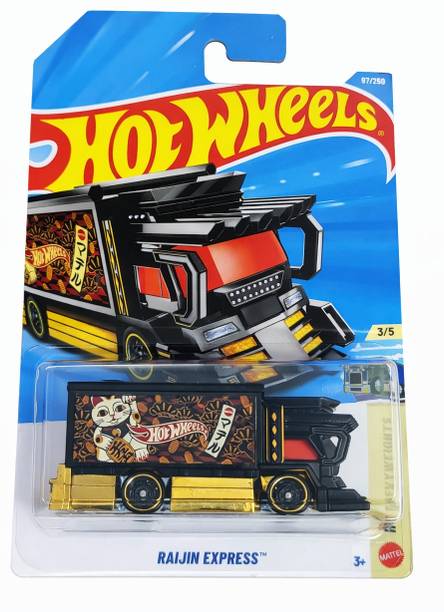 HOT WHEELS C4982 RAIJIN EXPRESS 3/5 DIE CAST TOY CAR