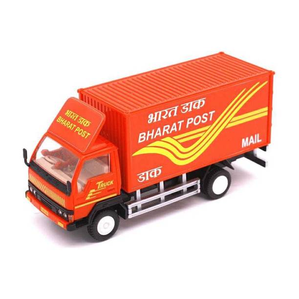 AR KIDS TOYS Toys Pull Back Action Bharat Post Vehicle Playset for Kids Toy Truck Container