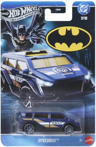 HOT WHEELS Silver Series Premium Speedbox DC Batman collection Diecast 1:64