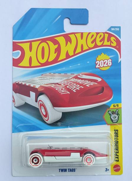 HOT WHEELS EXPERIMOTORS 5/5 TWIN TAGS TOY CAR