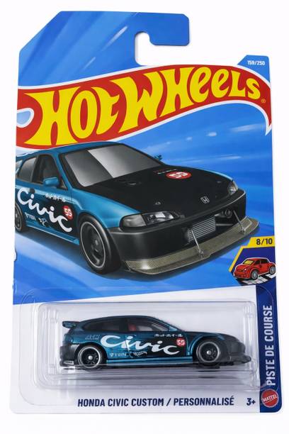 HOT WHEELS C4982 HOANDA CIVIAC CUSTOM PERSONNALISE 8/10 DIE CAST TOY CAR
