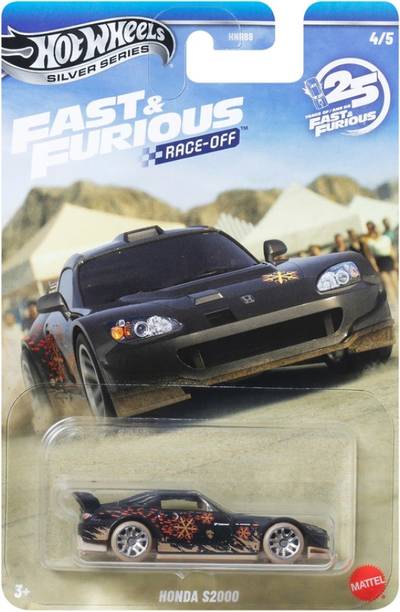 HOT WHEELS 2025 Silver Series Honda S2000 Fast & Furious Race-Off Collection Car