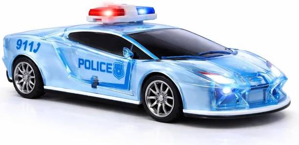 Lekia Police Car Toy for Kids (1+ Years) with Flashing Lights