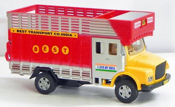 Mahadev ji Public Truck toy for kids| gift for kids| pullback toy| random color-0