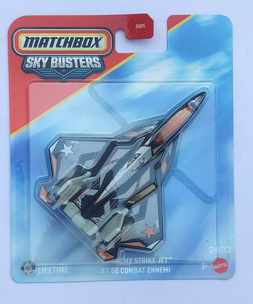 MATCHBOX JDJ05 SKY MBX ENEMY STRIKE JET TOY PLANE