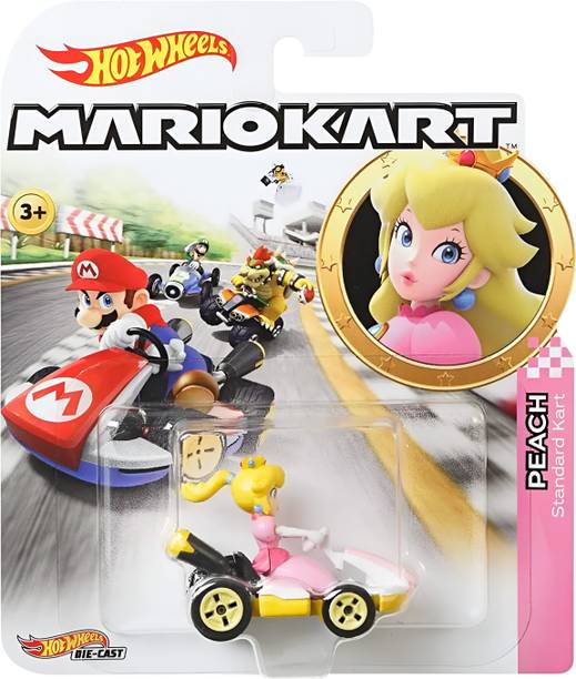 HOT WHEELS Premium Princess Peach Standard Kart Special Die-Cast Car - 1:64 Collectibles