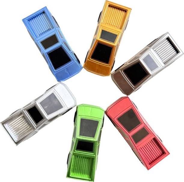 Learn With Fun 6 Pcs Plastic Tesla Cyber Truck Car Toys for Kids