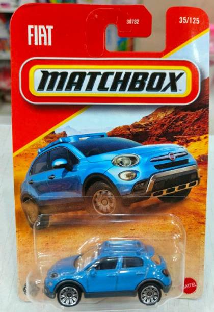 MATCHBOX 2016 Fiat 500X 1:64 Die-Cast Toy Car Collectible Model & Case