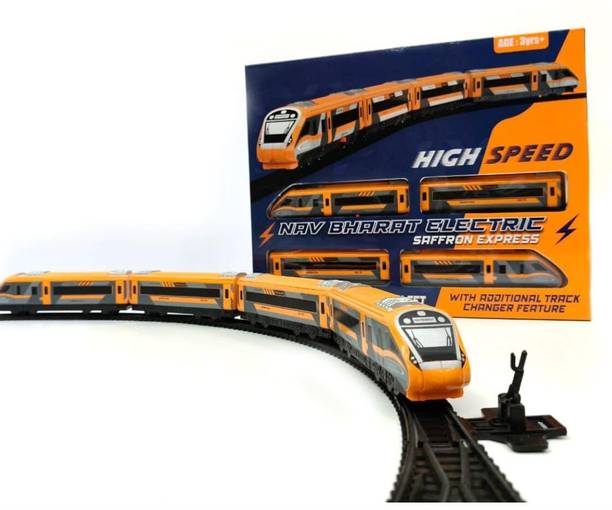 Kidz N Toys Toy Train Vande Bharat Bullet Train Set for Kids – Big Size Battery Operated