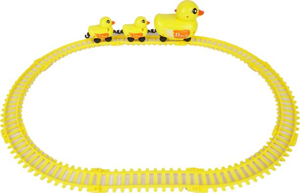 asian Duck Train Toy Set with Tracks – Electric Train for Kids 6+ Years