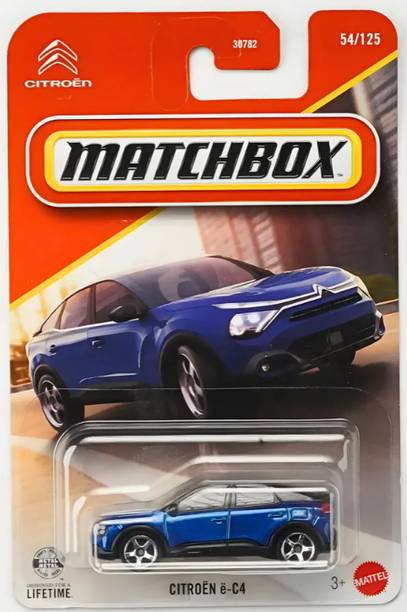 MATCHBOX Premium Citroen e-C4 1:64 Die-Cast Toy Car Collectible Model & Case