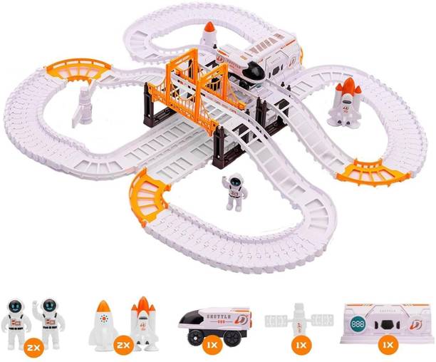 pareek Big Size Space Explore Train Toys for Kids with Mini Projector Adventure Toy