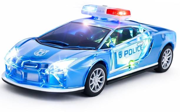 Lekia Police Friction Car Toy with Lights & Music