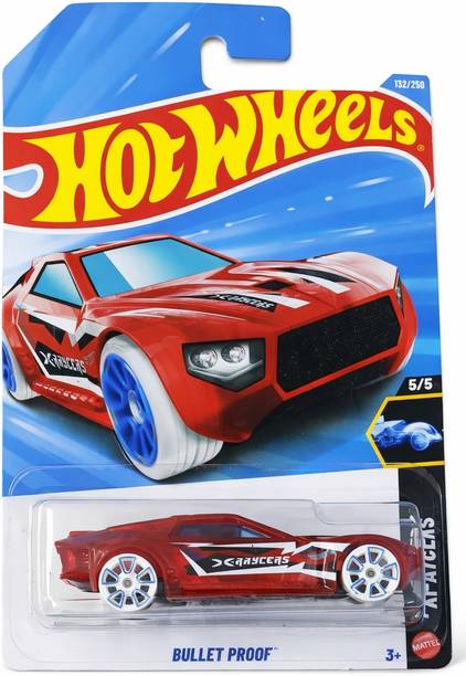 HOT WHEELS C4982 BULLET PROOF 5/5 DIE CAST TOY CAR